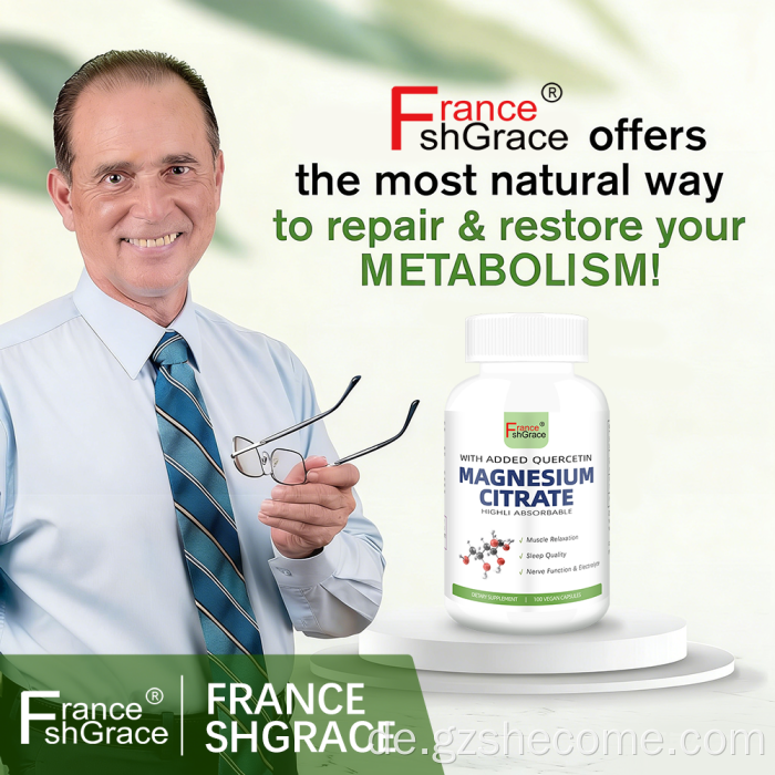 Neu eingetroffenes Magnesiumcitrat-Ergänzungsmittel